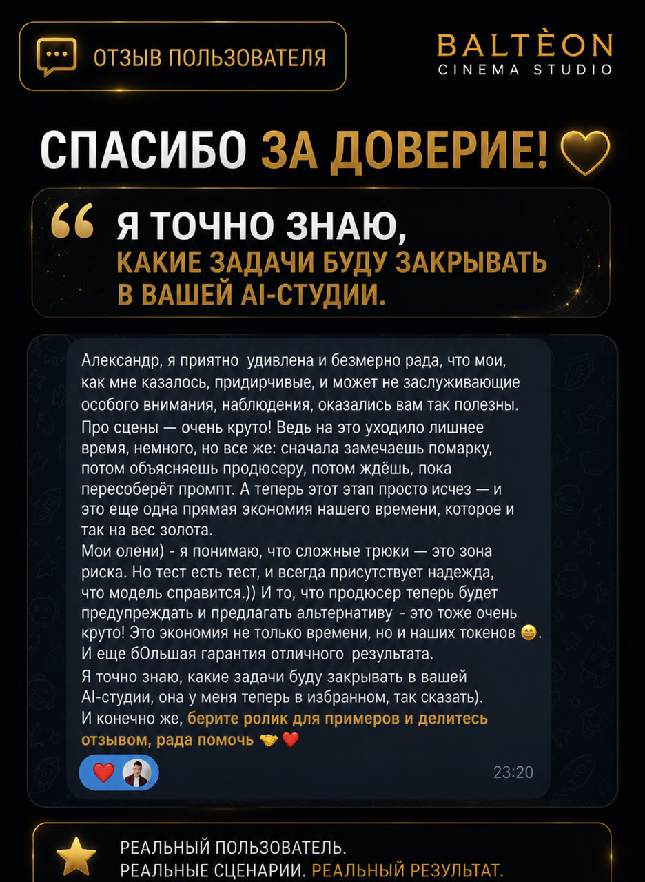 Отзыв: я точно знаю, какие задачи буду закрывать в студии